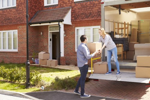 Careful loading for a domestic removals service in Ruislip