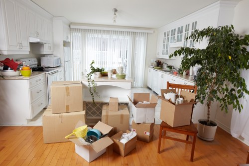Securely arranged removals van for a safe transport service