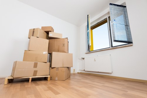 Local removals van loaded for a same-day move in Ruislip