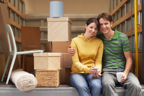 Local commercial removals service handling a business relocation carefully