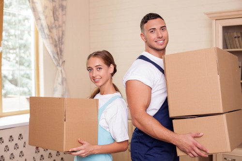 Ruislip residential move with boxes and careful handling