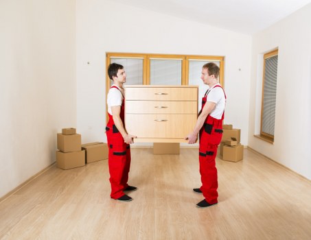 Local moving service helping students load belongings in Ruislip